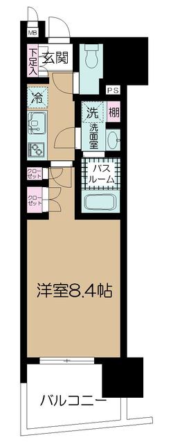 パレステージ上野の間取り