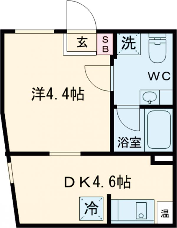 ガレット亀有の間取り