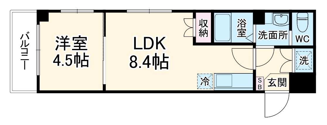 Comfortable緑が丘Ⅱの間取り