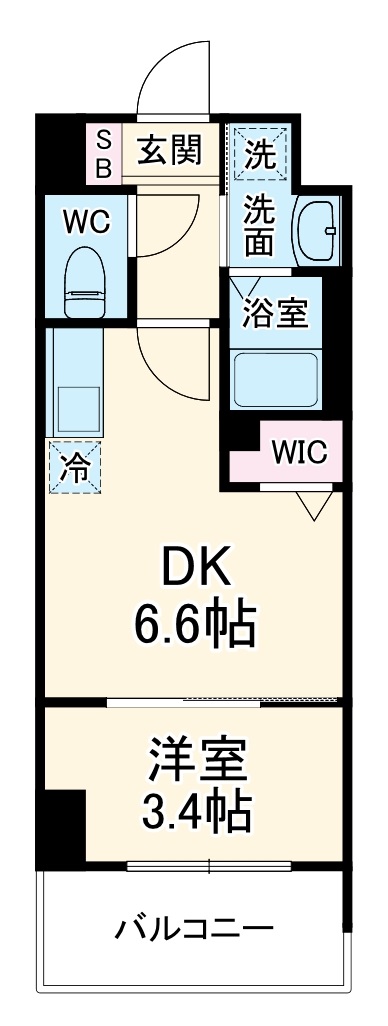 プレイズシード浄心アセントの間取り