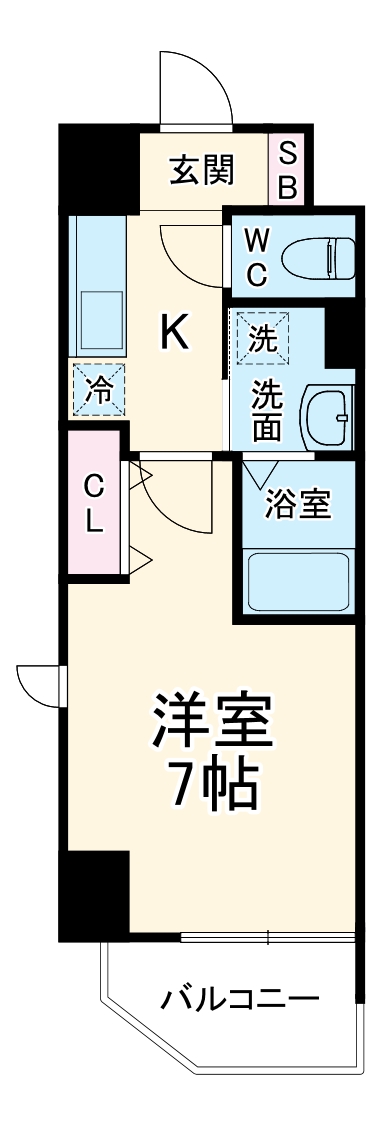 プレイズシード浄心アセントの間取り