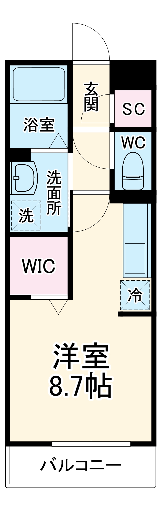 フェルカの間取り