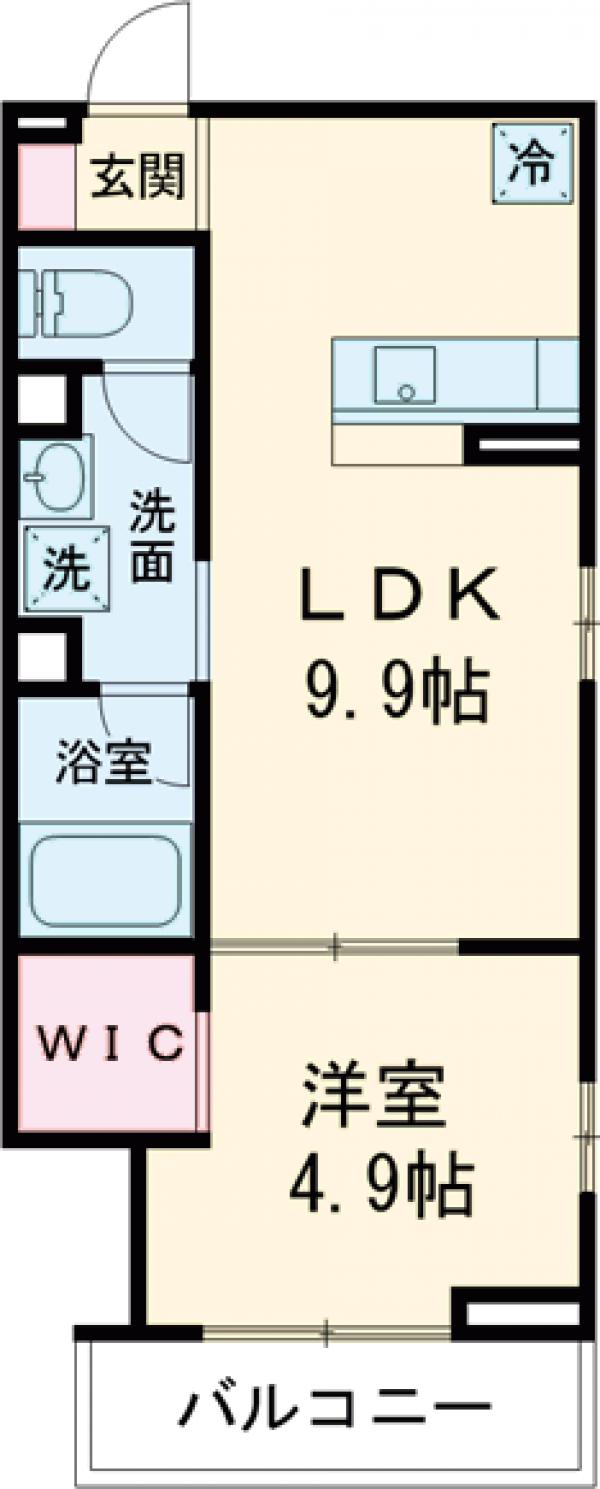 セレスティア東保木間の間取り