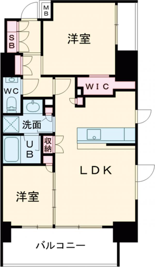 ディームス大井町の間取り