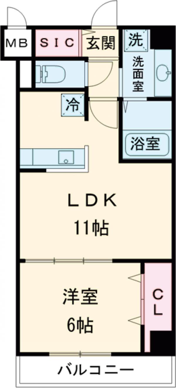 オーチャードKの間取り