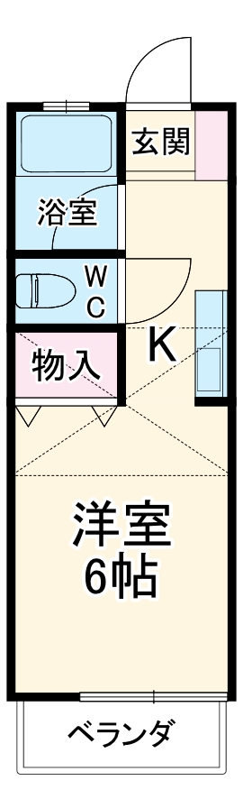 カサフローラ安斉の間取り