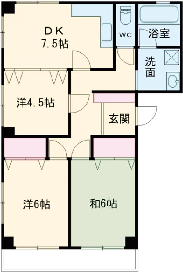 ブライトプレイスの間取り