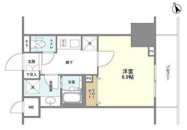 BLESS蔵前の間取り
