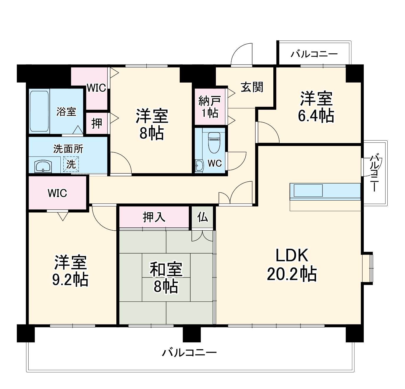 アフロディーテの間取り