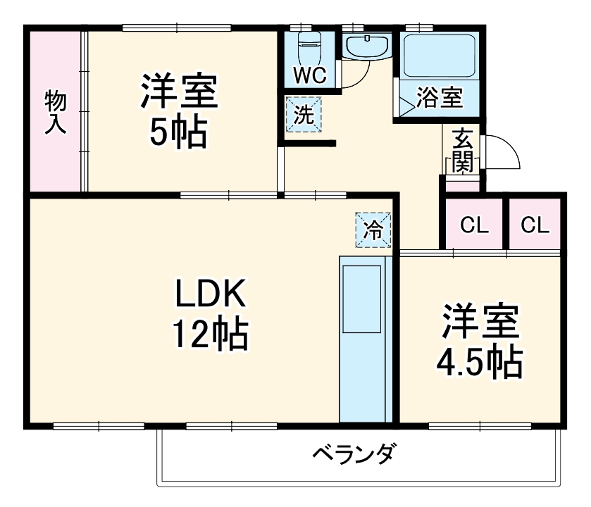 西一社団地 15号棟 の間取り