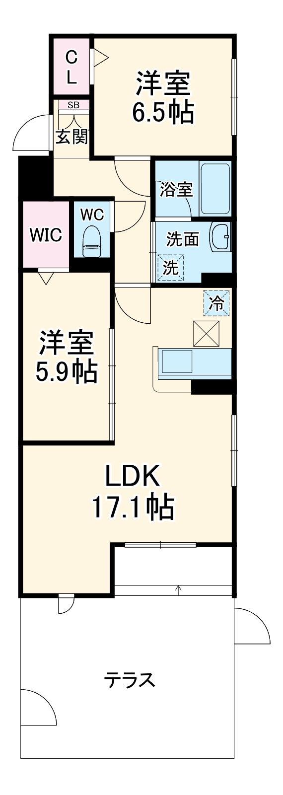 メゾン・ゲンの間取り