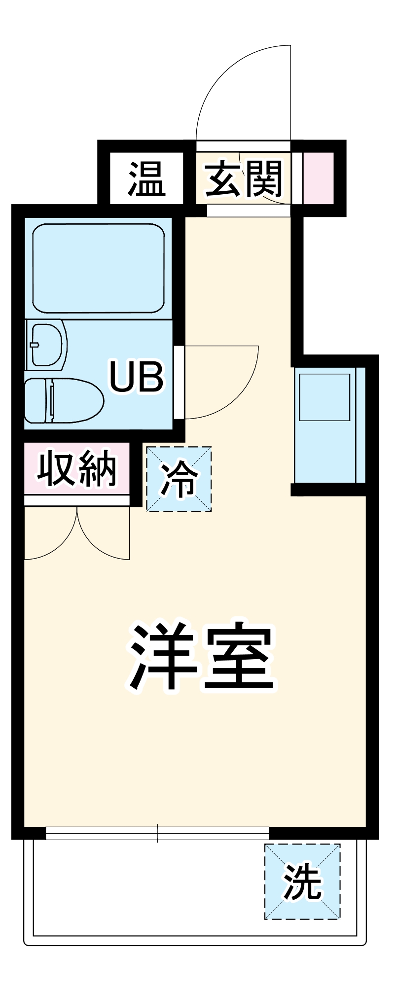 エヴェナール横浜の間取り