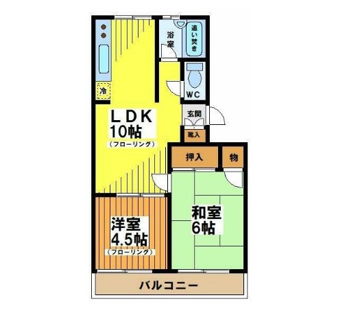 ブラウンハイツの間取り