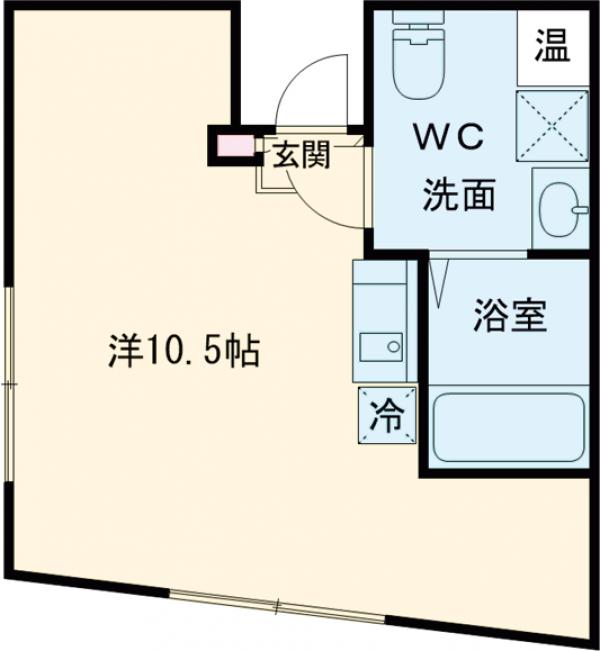 ブルーフェザーマンション北千住の間取り
