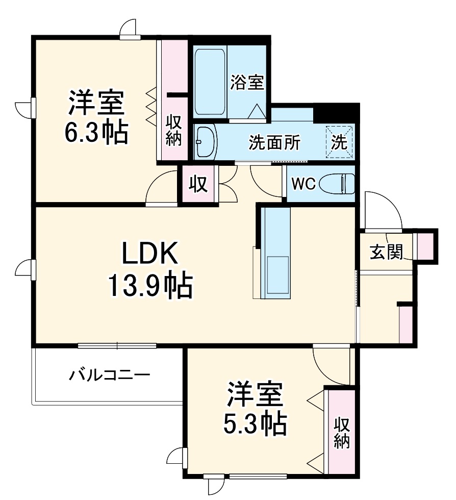 THE RITZ 中柴の間取り