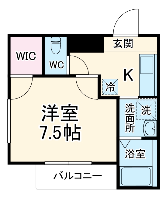 フジパレス南正雀2番館の間取り