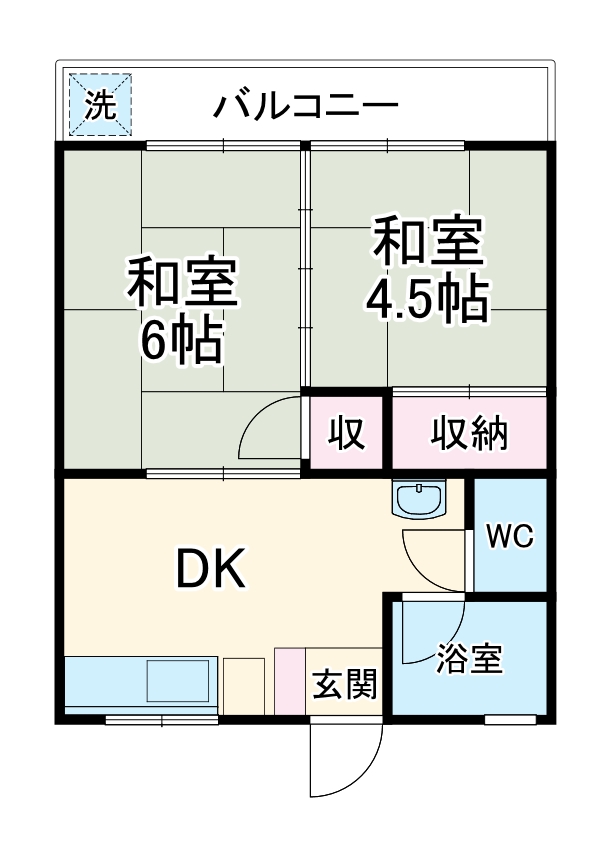 東豊マンションの間取り