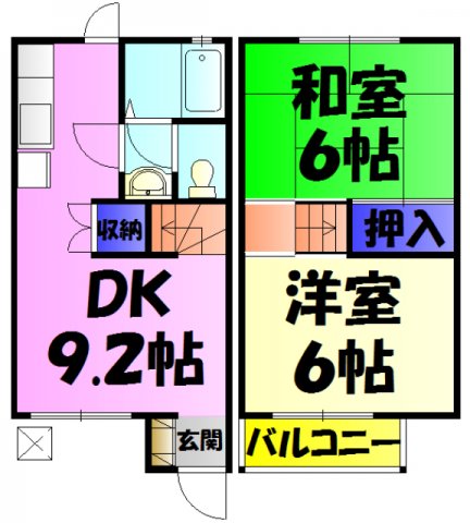マミール宮野木の間取り