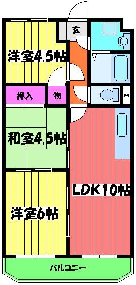 Collection和泉府中の間取り