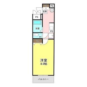 アイランド打中の間取り