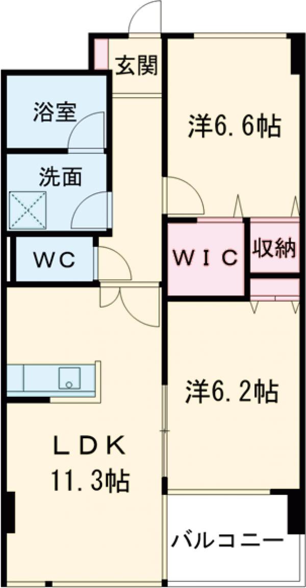 verde陽東の間取り