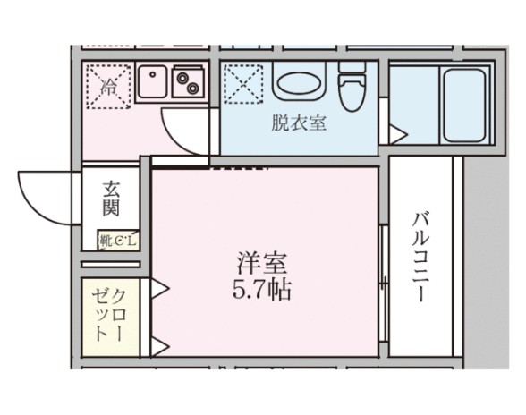 フルーヴテラスの間取り