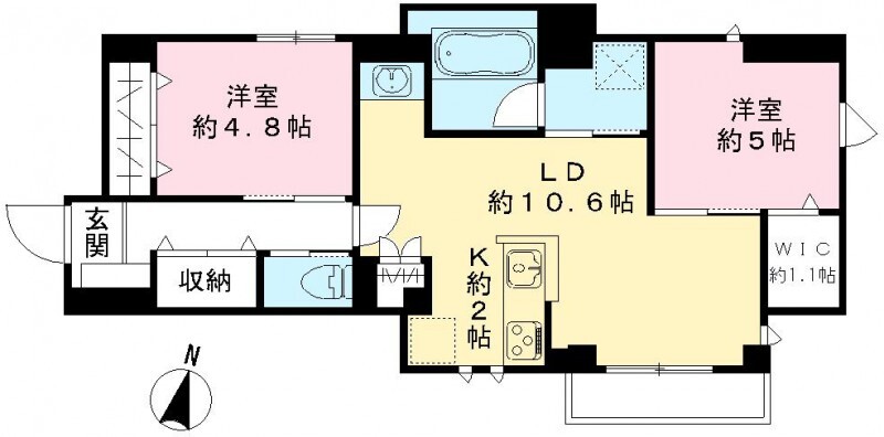 ディアマンテの間取り