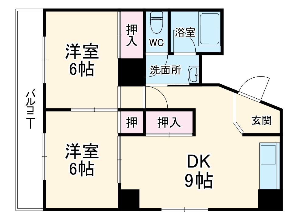 ハイツKEMAの間取り