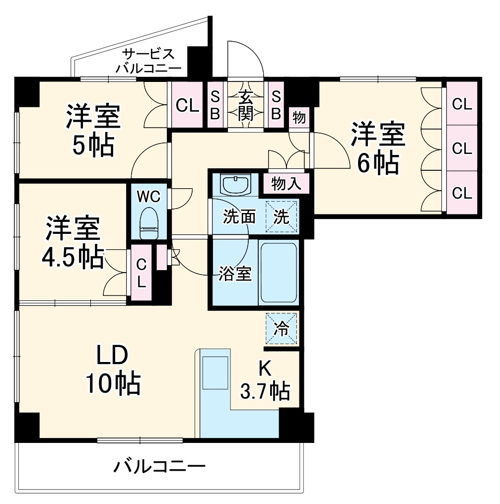 コリナベルデの間取り