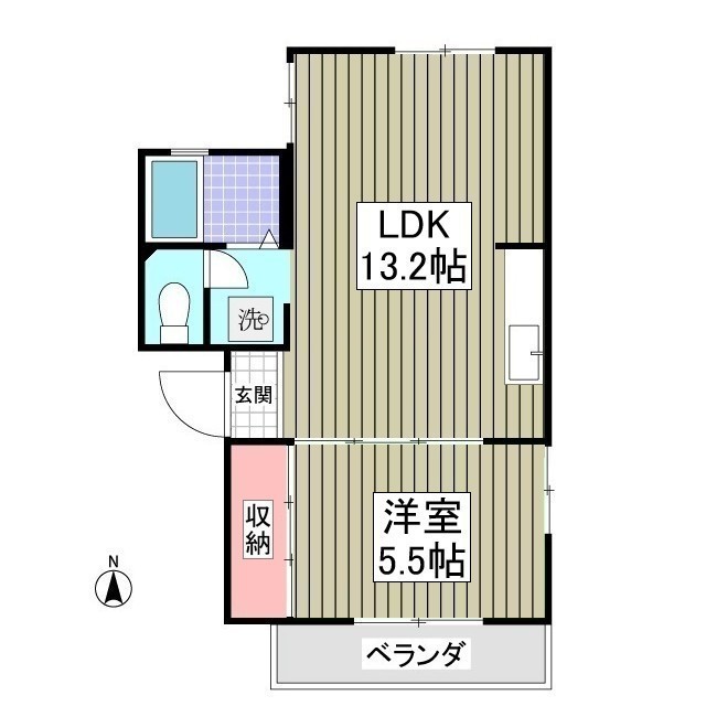 ハイツベルの間取り