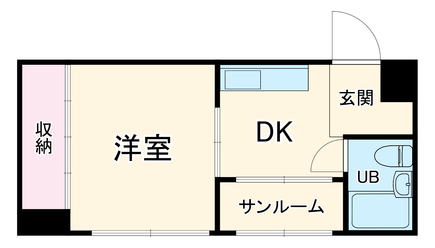 エクセレンス栄光の間取り