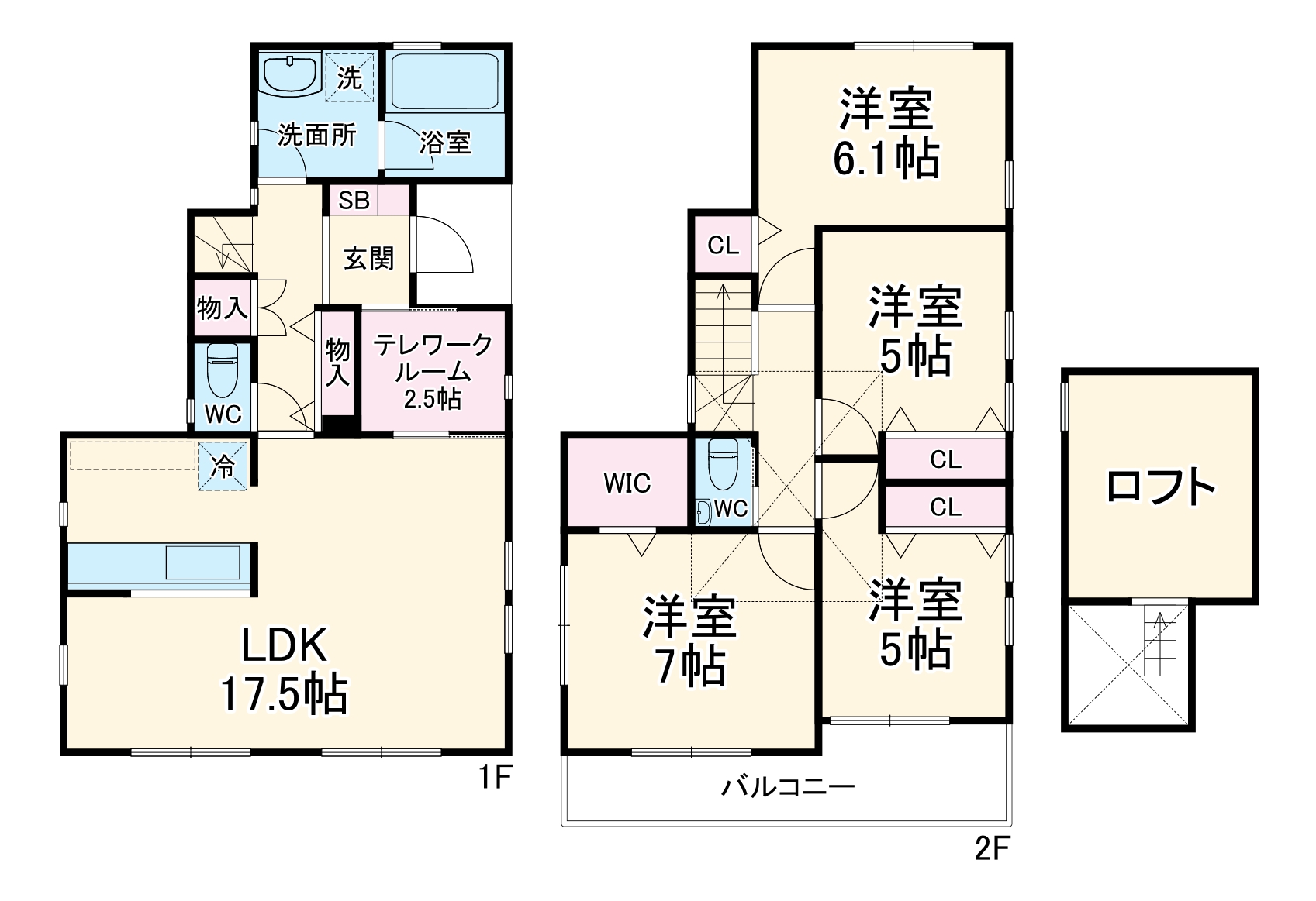 大久保戸建の間取り