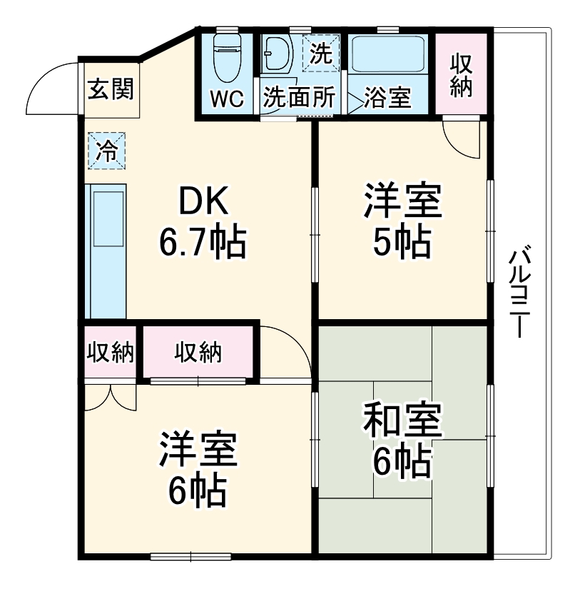 トミーカーサの間取り