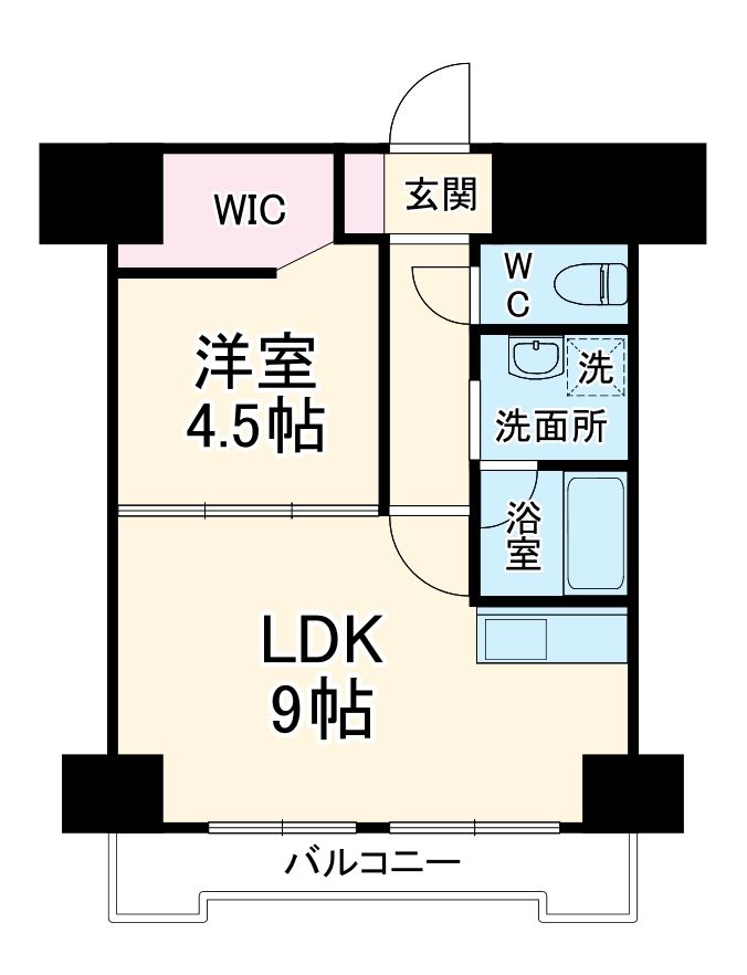 パークモダン新大阪の間取り