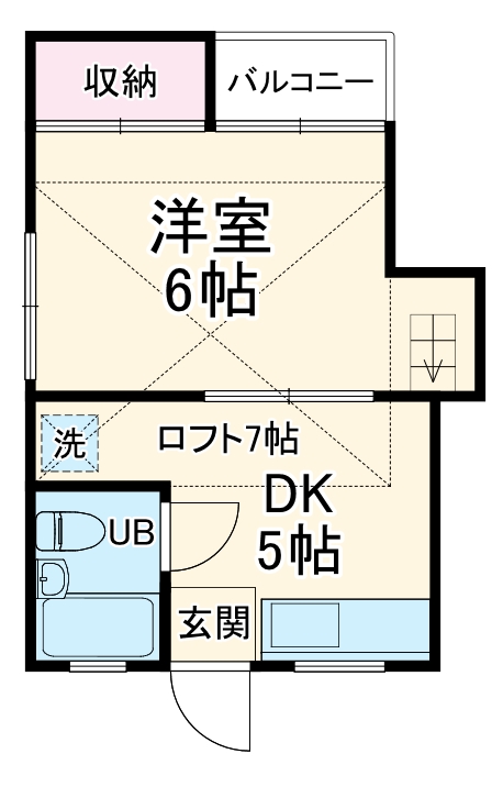 ハイツシライシの間取り