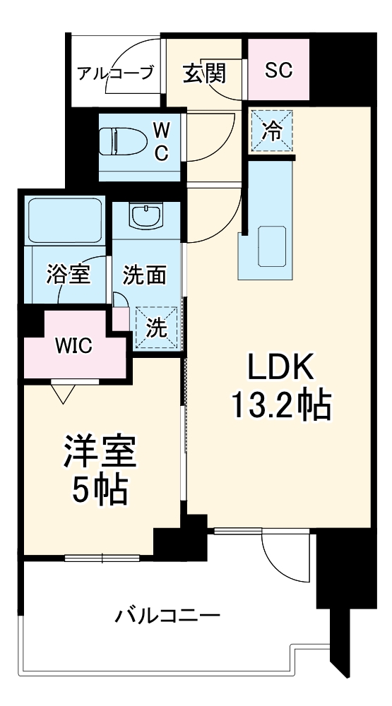 グランドメゾン谷町四丁目の間取り