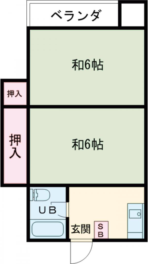 桜川ハイツの間取り