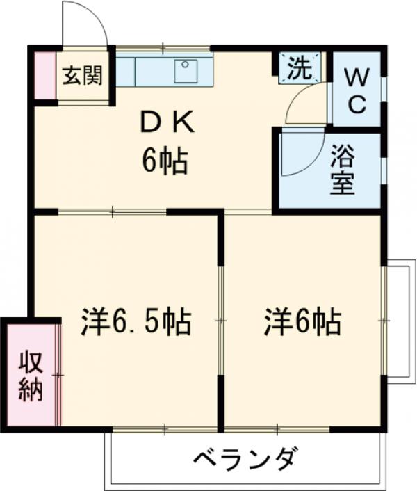 三樹ハイツ天川の間取り