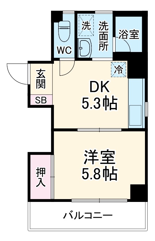 1/3 間取