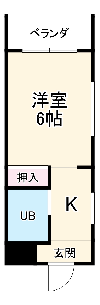 ハイツ向ヶ丘の間取り