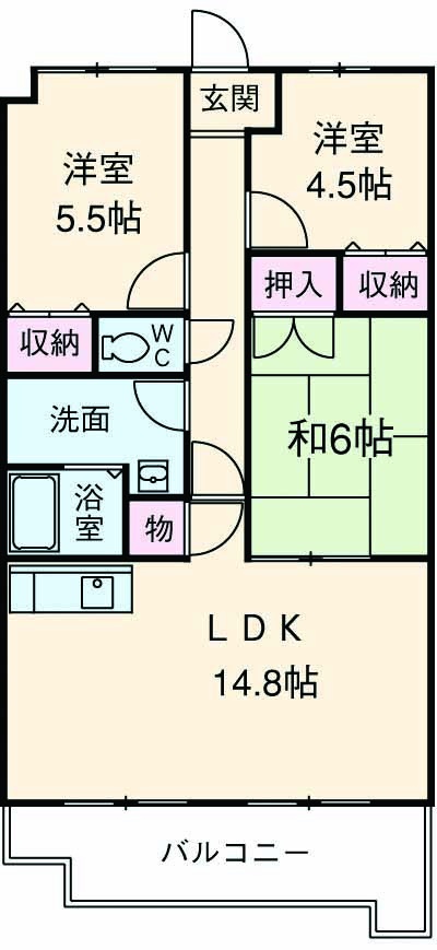 リージェンツ・パークの間取り