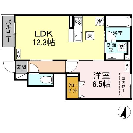 1/8 間取