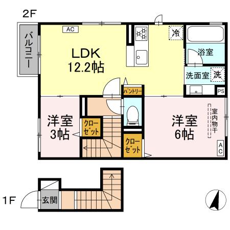 1/8 間取