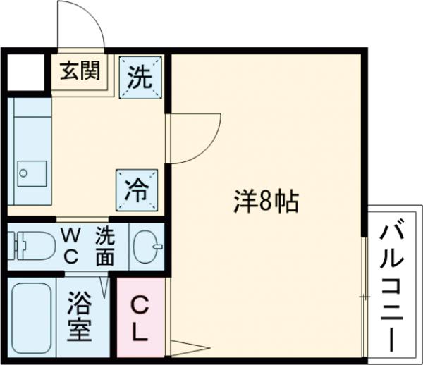アークリード京都黒門の間取り
