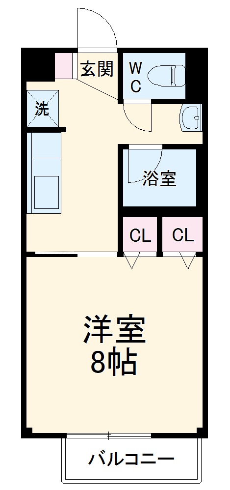 タカヤハイツＢの間取り