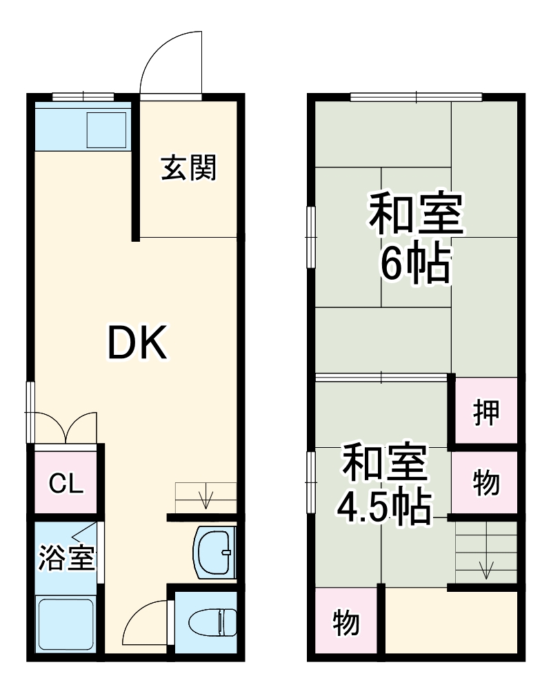 メゾン由夏の間取り