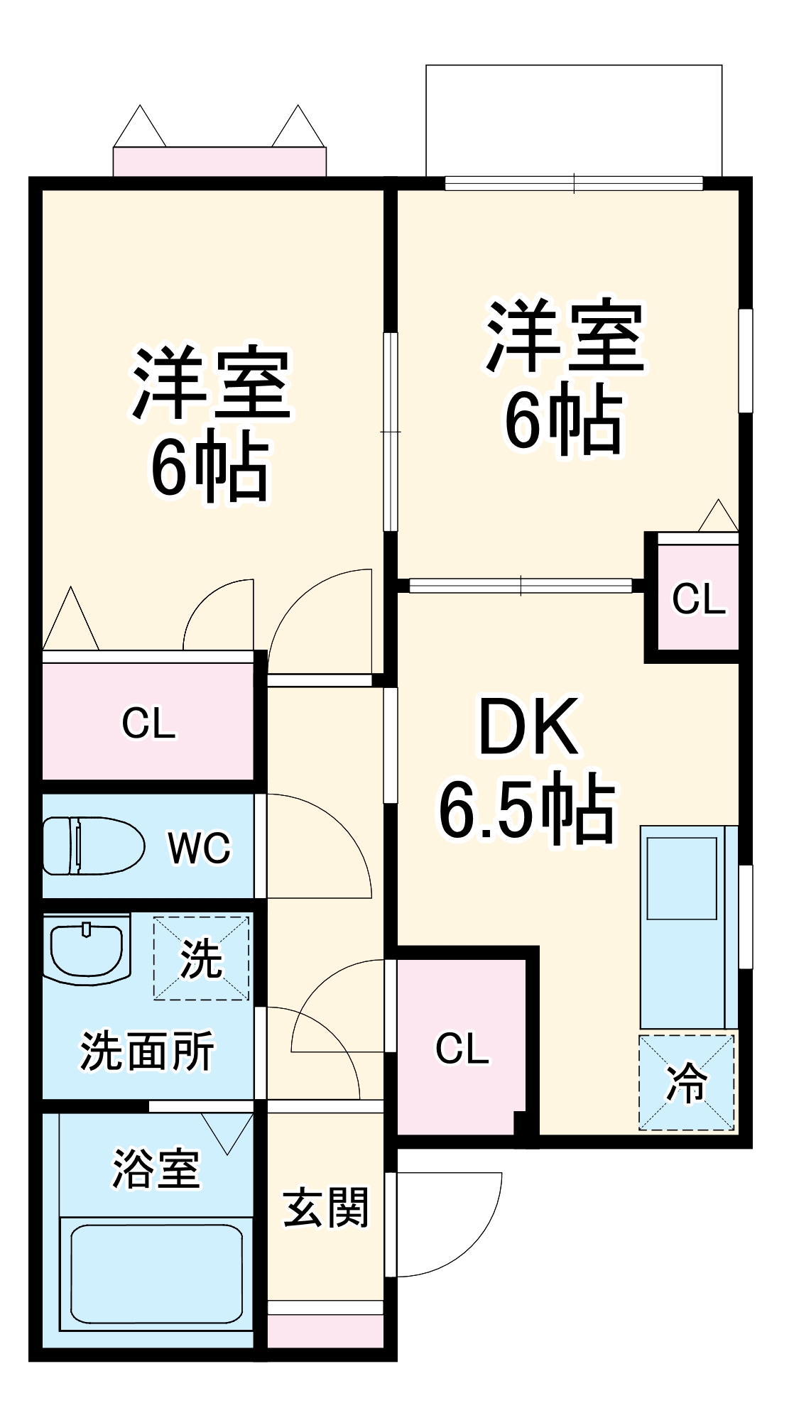ピソ咲が丘の間取り