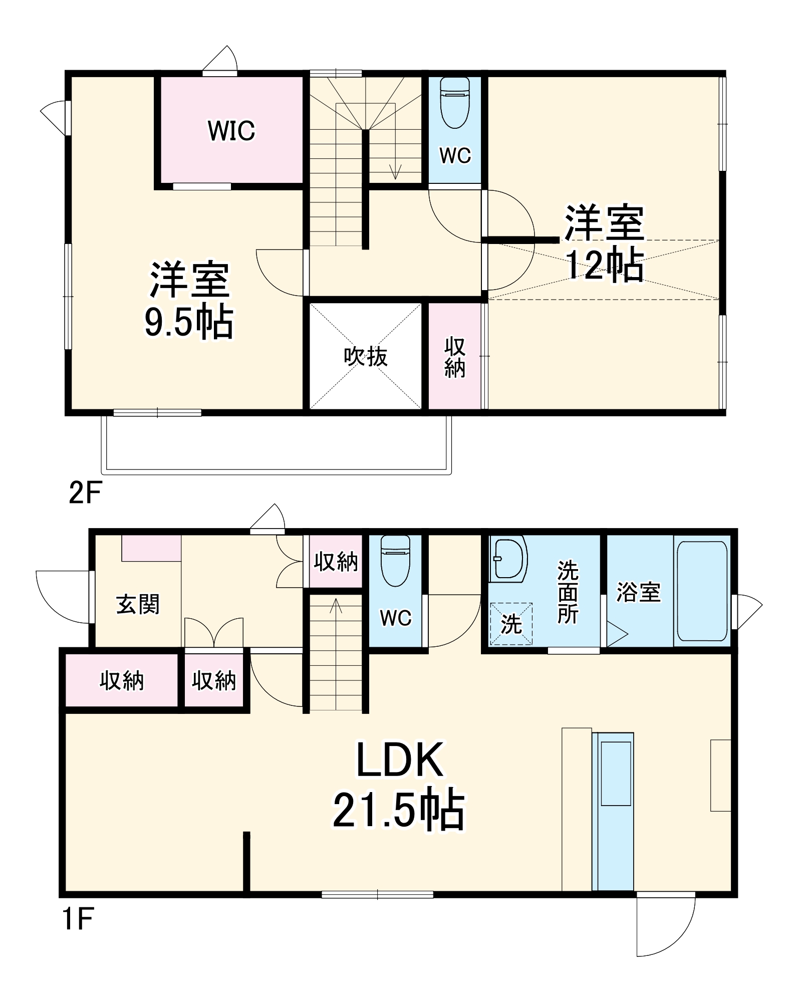 焼津大島邸の間取り