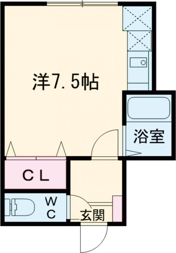 クレールコート三軒茶屋Ⅱの間取り