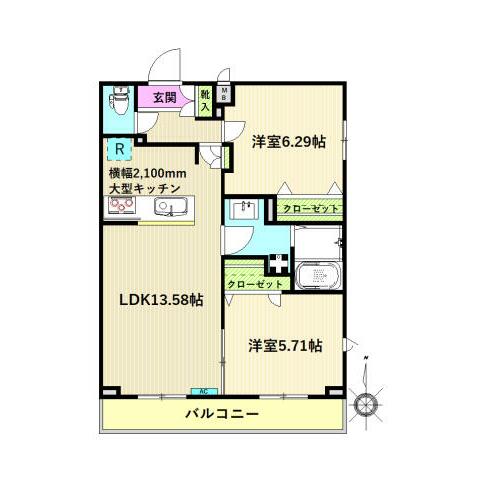 グランレーヴの間取り